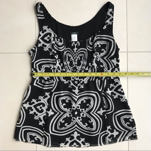 J.Crew 100% Silk Damask Medallion Print Camisole - Picture 13 of 17